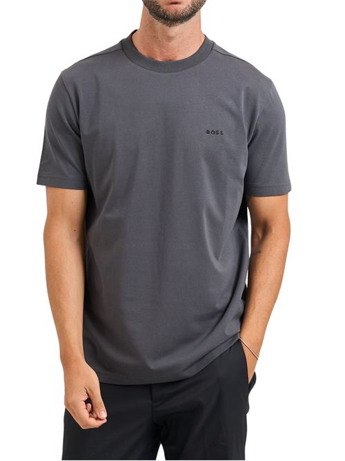 T-shirt Boss regular fit grigio scuro. Boss Green | 50506373027